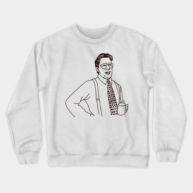 Office Space Bill Lumbergh Meme Crewneck Sweatshirt by Meme Gifts